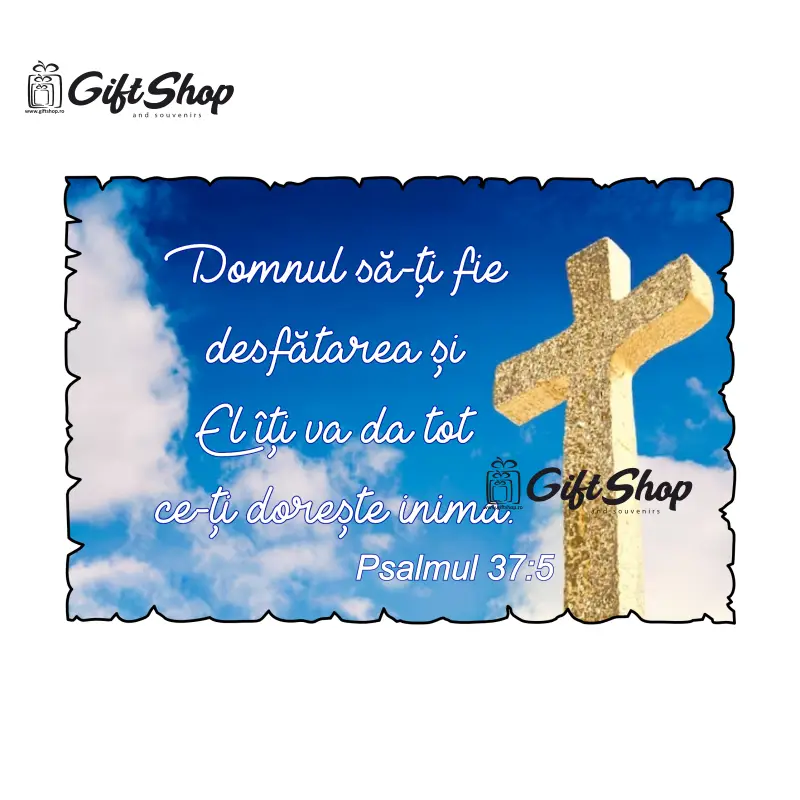 Psalmi 37:5, magnet frigider   mgs049v